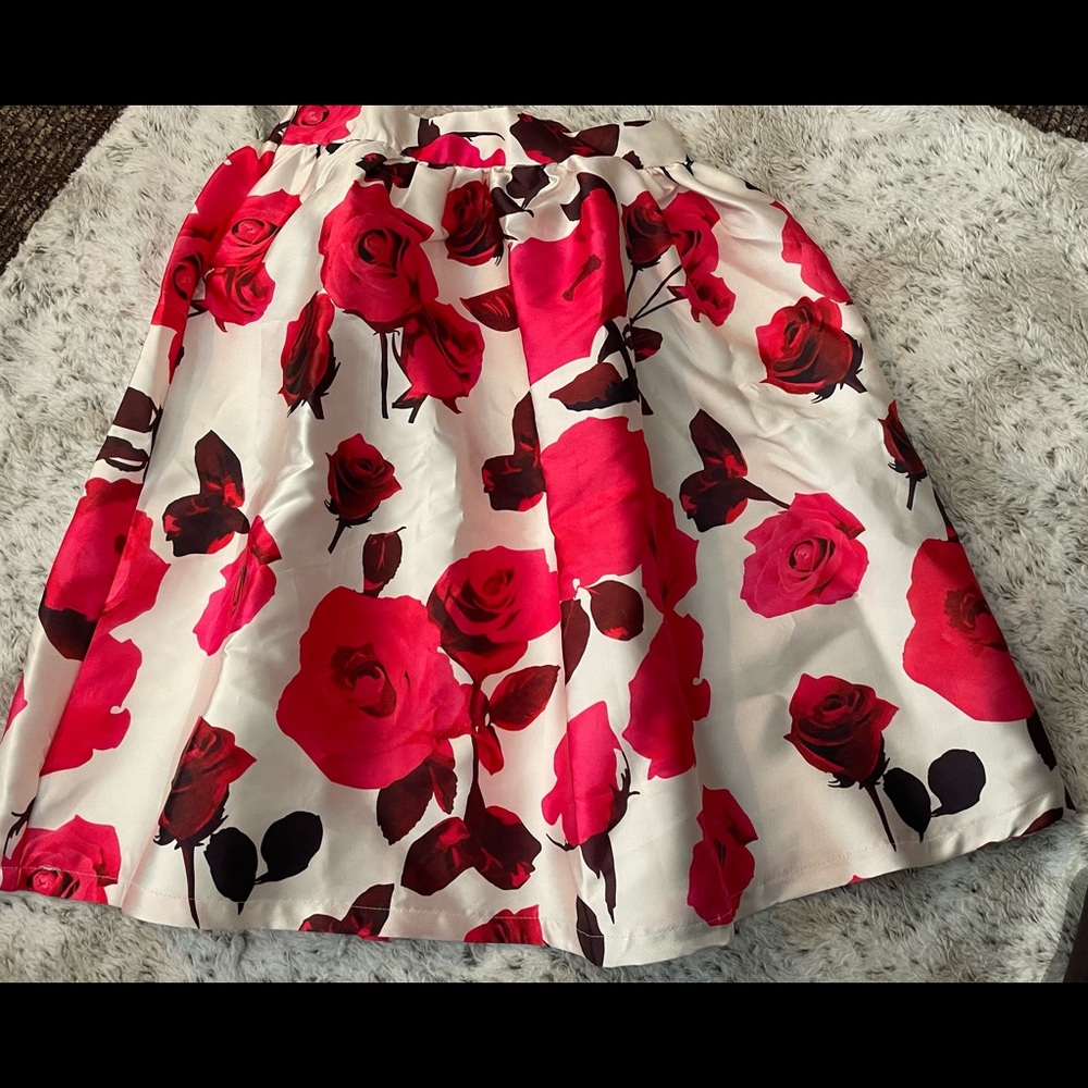 Ampersand Ave Floral Midi Skirt